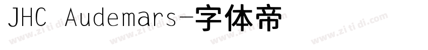 JHC Audemars字体转换